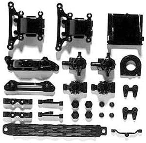 tamiya-tt-01-a-teile-lenkhebel-achsschenkel-rc-ersatzteil-schwarz image 2