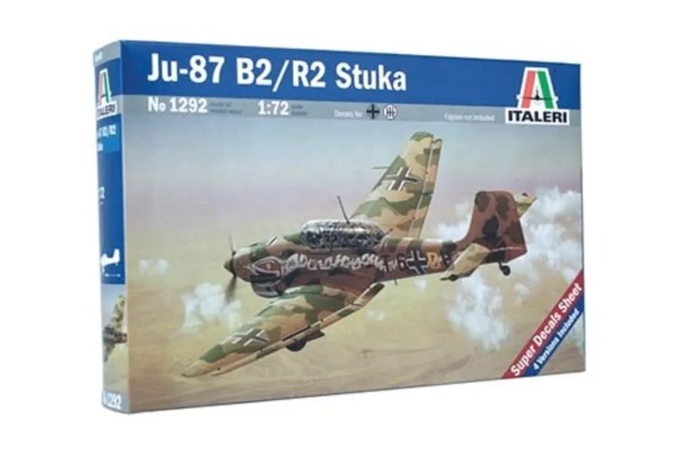 italeri-1292-ju-87-b2-stuka-flugzeugmodell-1-72 image 1