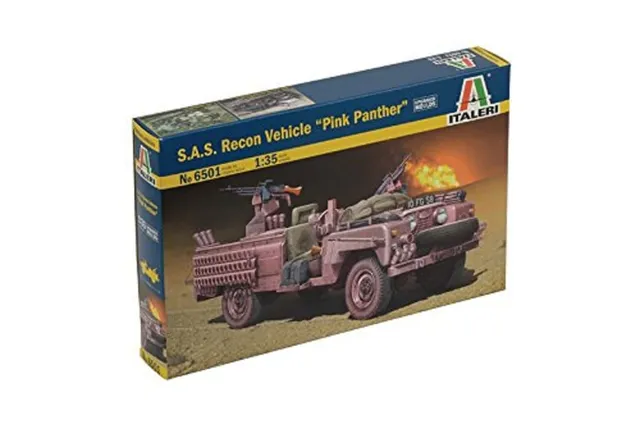 italeri-military-vehicles-6501-sas-pink-panther-modellbausatz-1-35 image 1