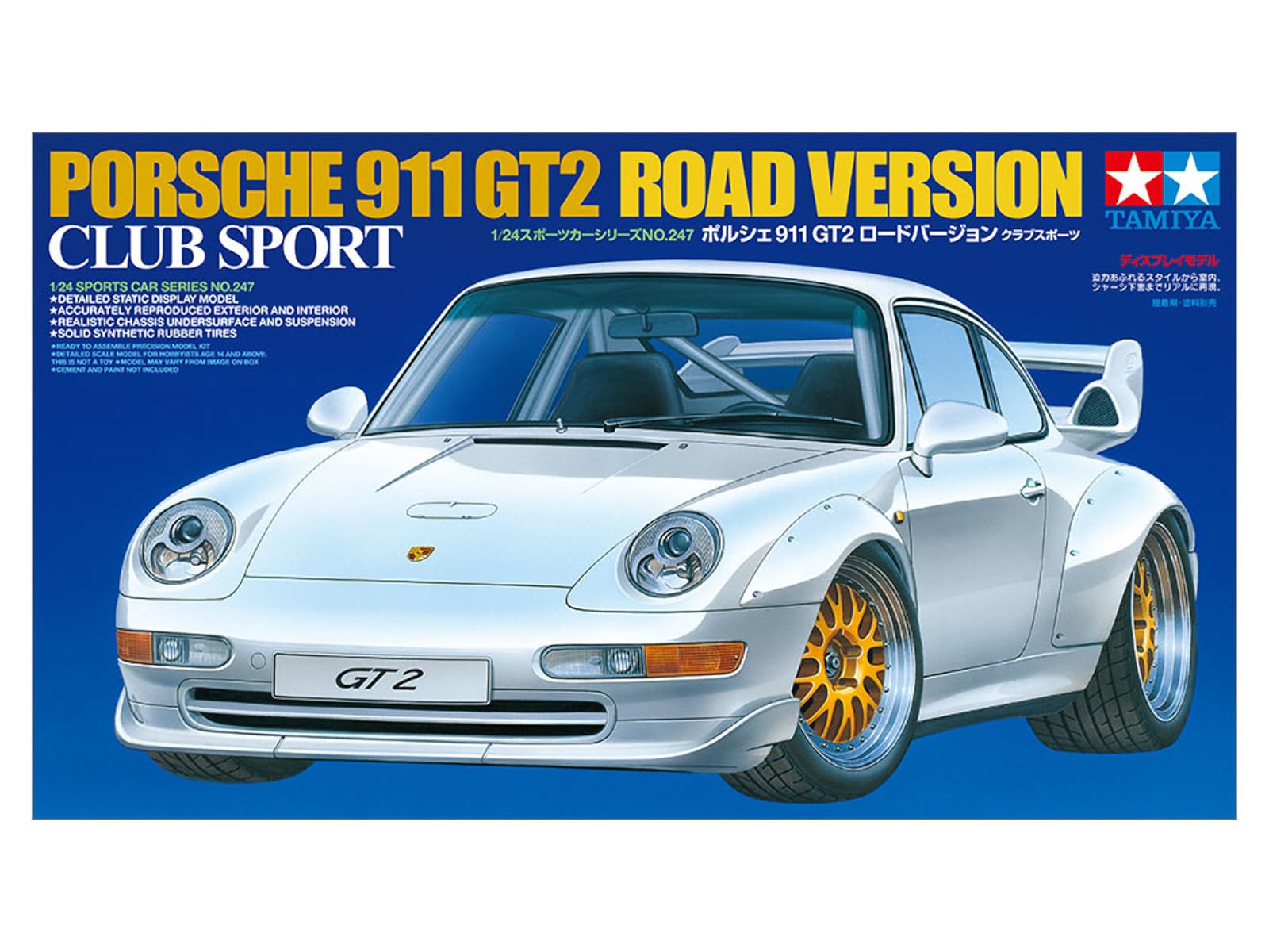 tamiya-porsche-911-gt2-club-sport-1-24-auto-bausatz image 2