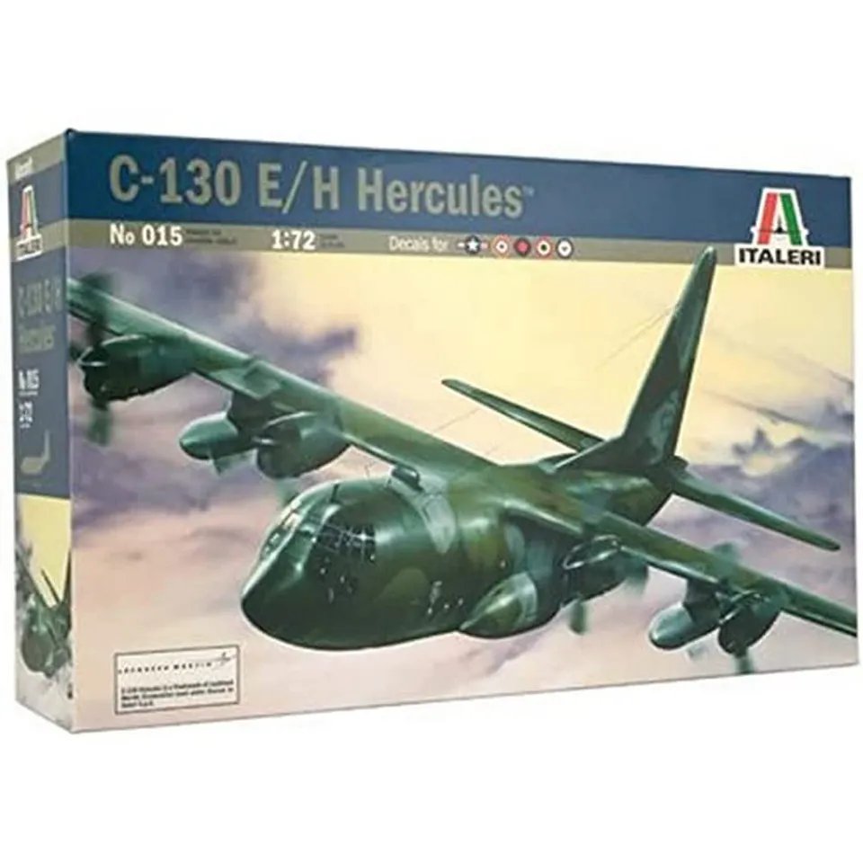 italeri-c-130-e-h-hercules-1-72-flugzeugmodell-bausatz image 1