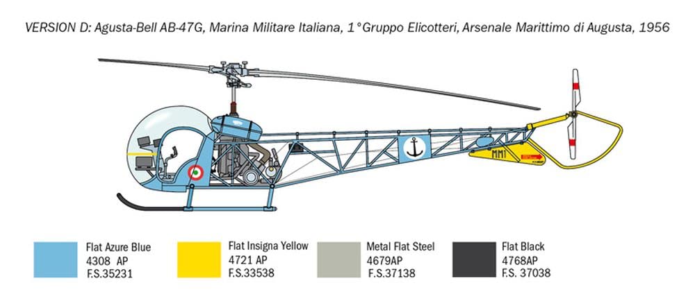 italeri-2820s-oh-13-scout-1-48-hubschrauber-bausatz-korea image 7