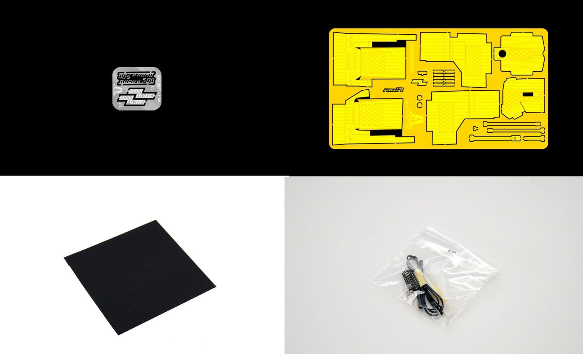 italeri-4715-fiat-500-f-modellbausatz-1-12-gelb-unlackiert image 5