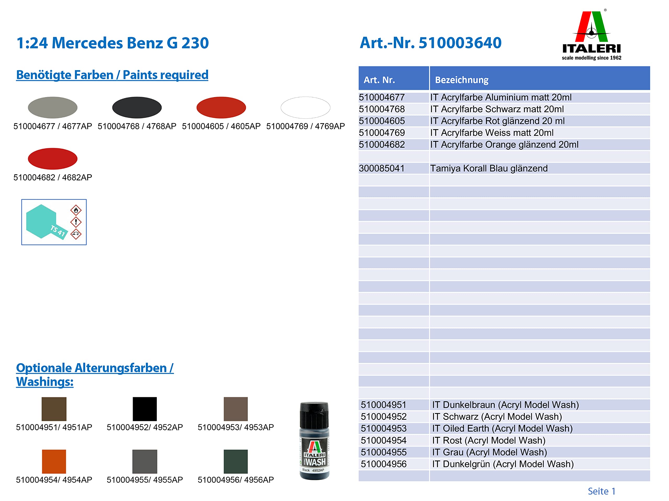 italeri-mercedes-g-230-w460-auto-bausatz-1-24-gel-ndewagen image 2