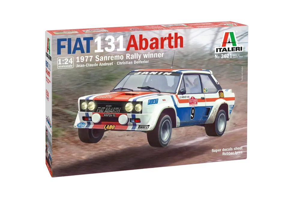 italeri-3621-fiat-131-abarth-77-sanremo-rallye-auto-1-24 image 1