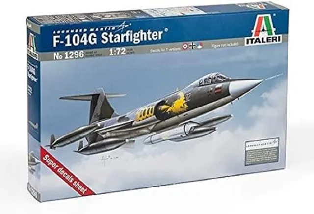 italeri-aircraft-1296-f-104-g-recce-flugzeug-modellbausatz-1-72 image 1