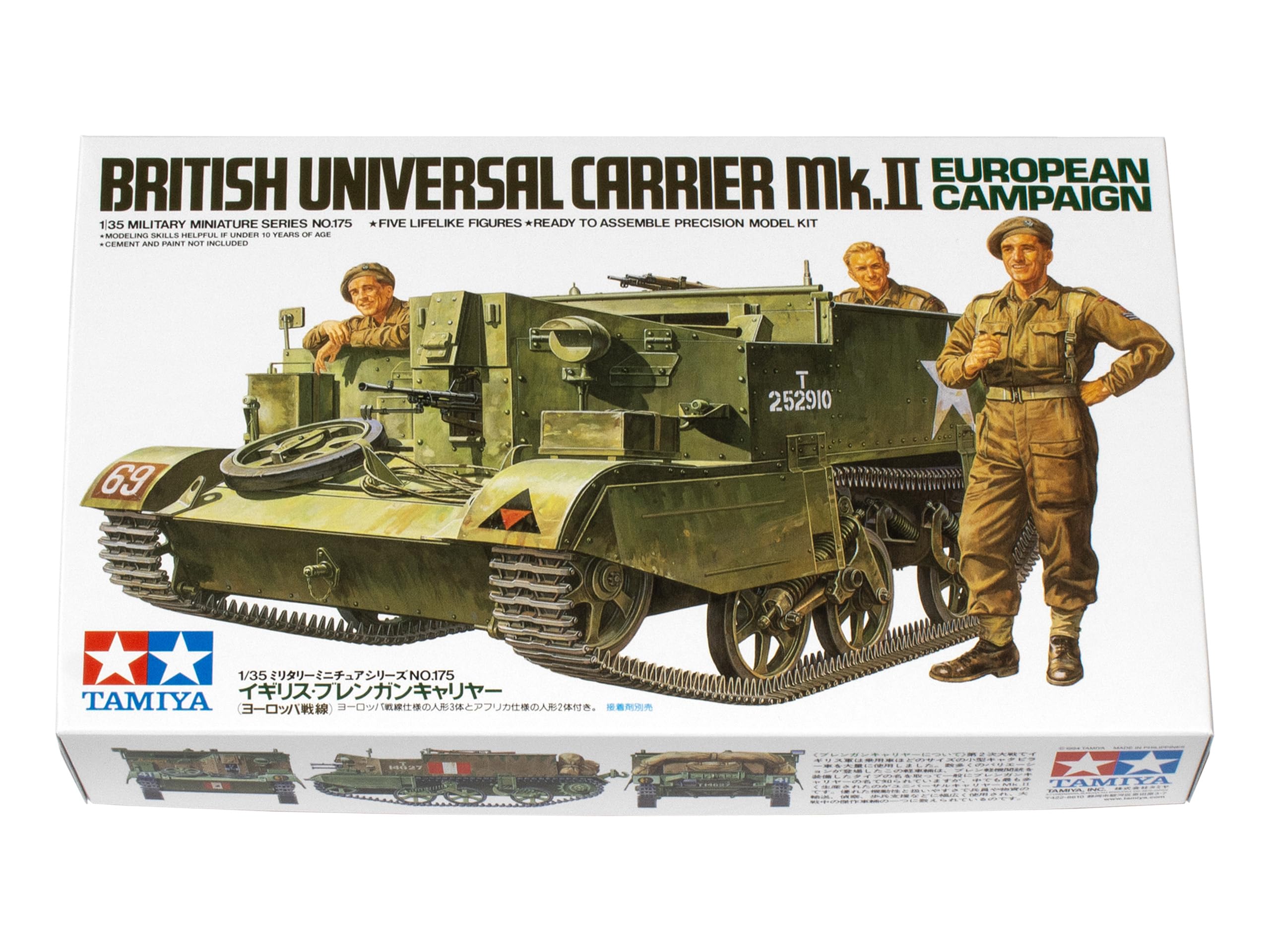 tamiya-35175-universal-carrier-mk-ii-modellbausatz-1-35-gr-n image 6