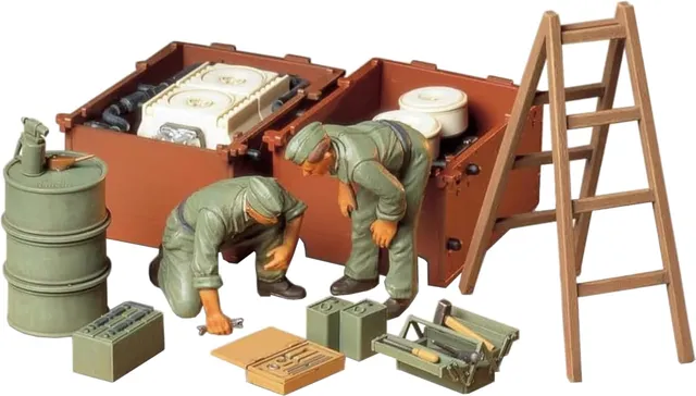tamiya-35180-diorama-set-deutsche-panzer-instandsetzung-1-35 image 1