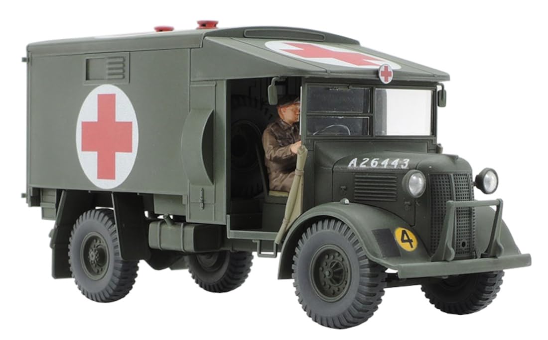 tamiya-32605-brit-2to-4x2-krankenwagen-standmodell-1-48 image 1