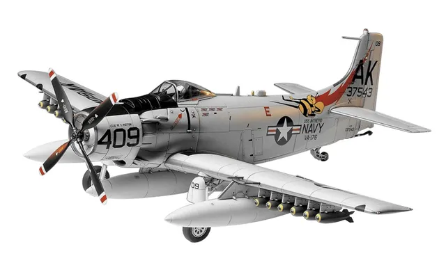 tamiya-61058-douglas-a-1h-skyraider-us-navy-1-48-bausatz image 1