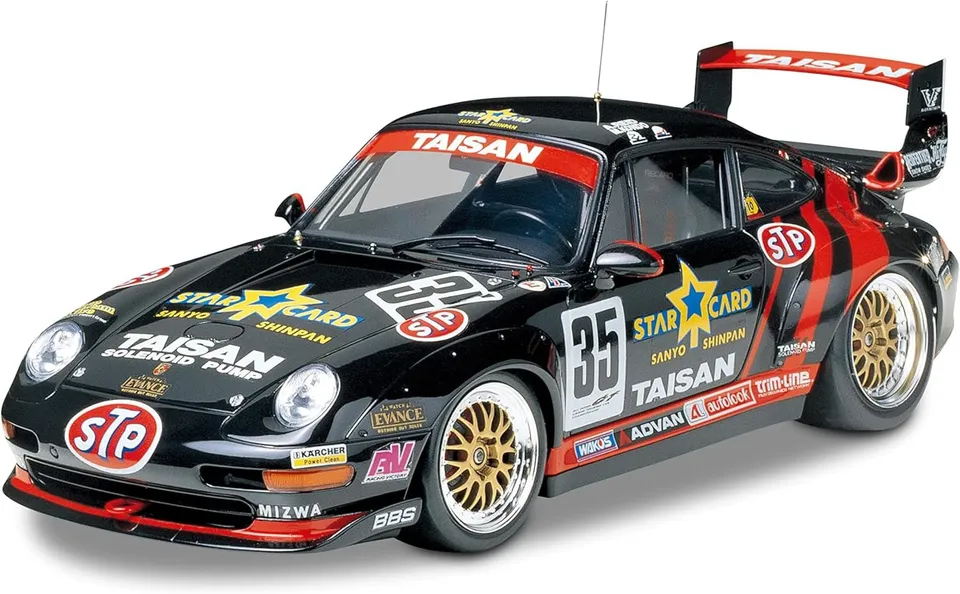 tamiya-taisan-starcard-porsche-911-gt2-modellbausatz-1-24 image 1
