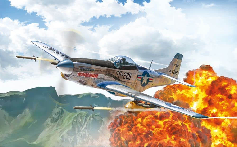 italeri-f-51d-korean-war-1-72-flugzeug-bausatz image 2