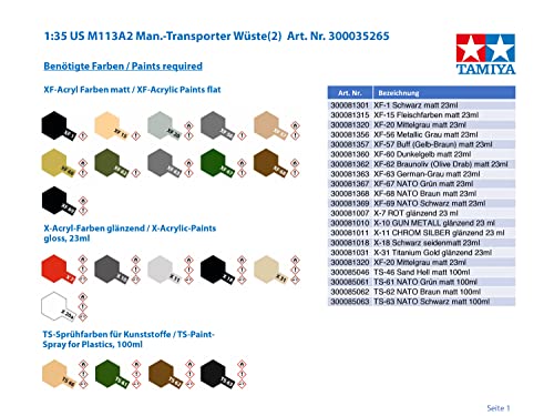 tamiya-1-35-us-m113a2-transporter-modellbausatz image 5