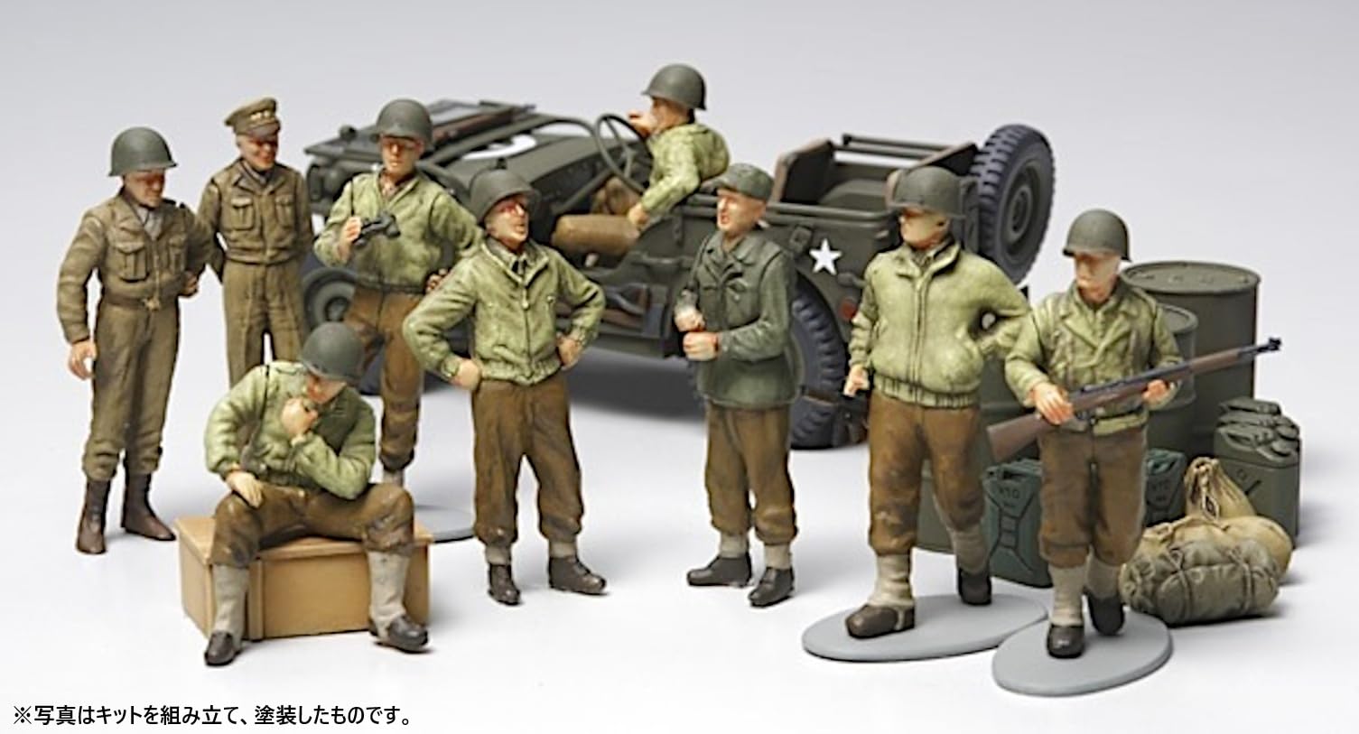 tamiya-military-miniature-willys-jeep-bausatz-1-48-mit-figuren image 2