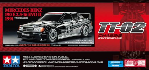 tamiya-58752-mercedes-190e-evo-ii-rc-auto-1-10-tt-02 image 4