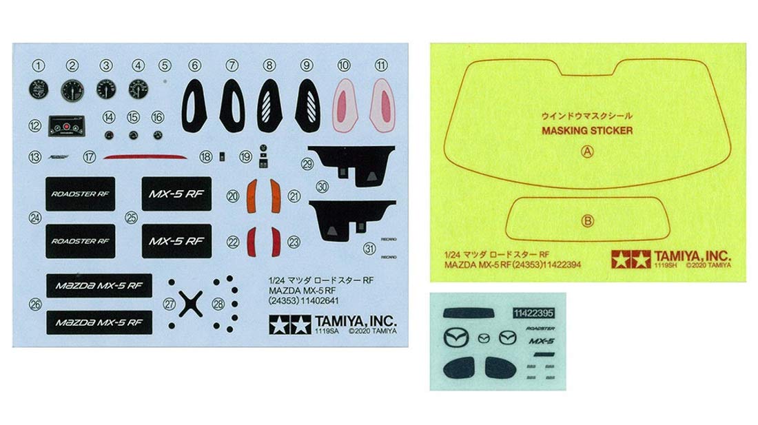 tamiya-mazda-mx-5-rf-auto-bausatz-1-24-wei-unlackiert image 8