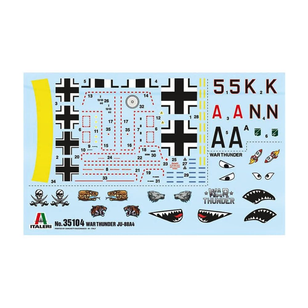 italeri-35104-junkers-ju-88-war-thunder-bausatz-1-72 image 3