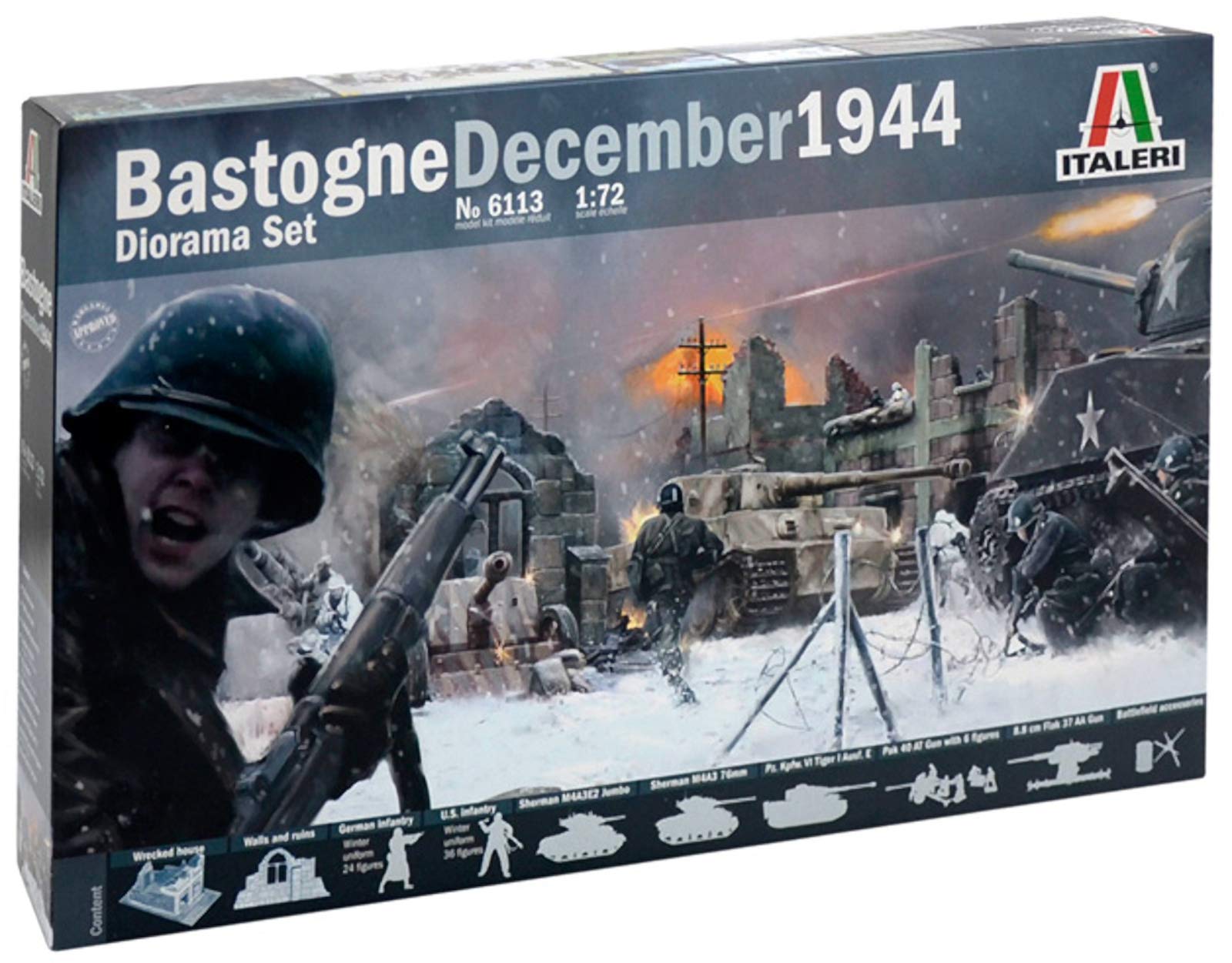 italeri-6113-battle-of-bastogne-schlacht-set-1-72-sherman-tiger image 1