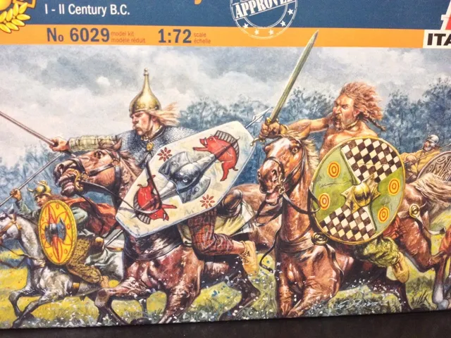 italeri-miniatures-kelten-kavallerie-6029-figuren-1-72-17-teile image 1