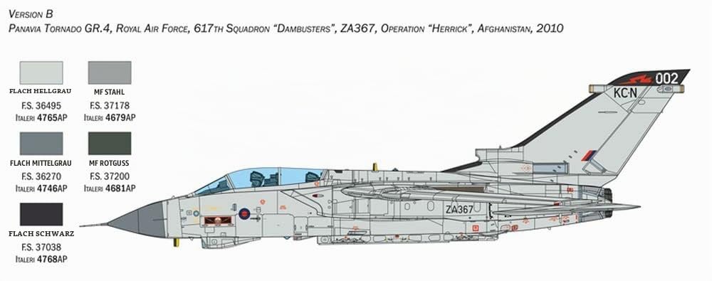 italeri-tornado-gr-4-flugzeug-bausatz-1-32-standmodell image 5