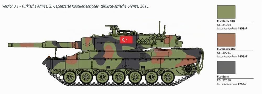 italeri-military-6559-panzermodell-leopard-2a4-1-35-beige image 5