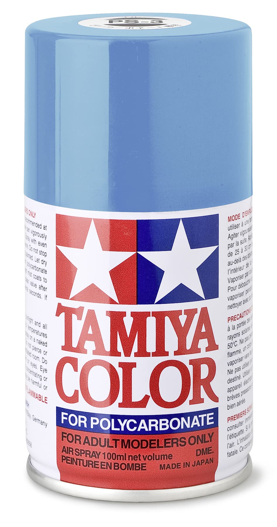 tamiya-ps-3-spr-hfarbe-100ml-polycarbonat-hellblau image 1