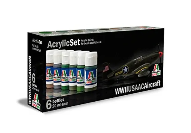 italeri-438ap-acryl-set-wwii-usaac-flugzeug-6-farben-modellbau image 1