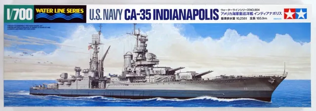 tamiya-water-line-1-700-us-ca-35-indianapolis-schiff-wl image 1