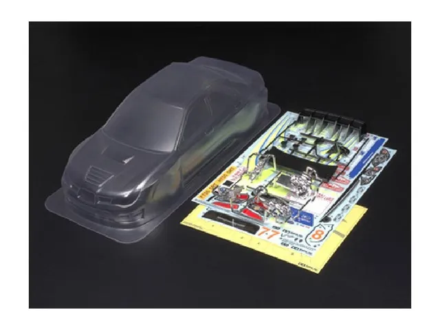 tamiya-51289-subaru-impreza-wrc-2007-karosserie-satz-grau-rc image 1