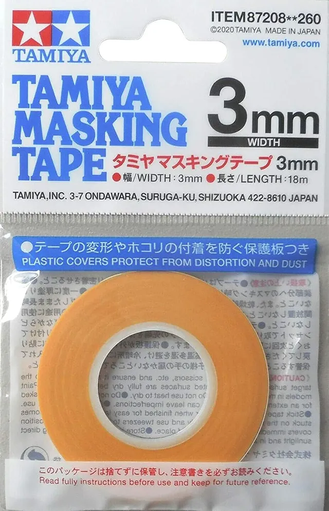 tamiya-87208-masking-tape-3-mm-abklebeband-18-m-gelb image 1
