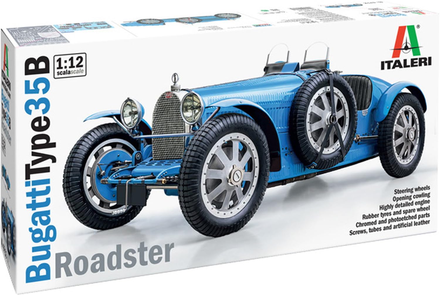 italeri-bugatti-35b-roadster-auto-modellbausatz-1-12-4713 image 1