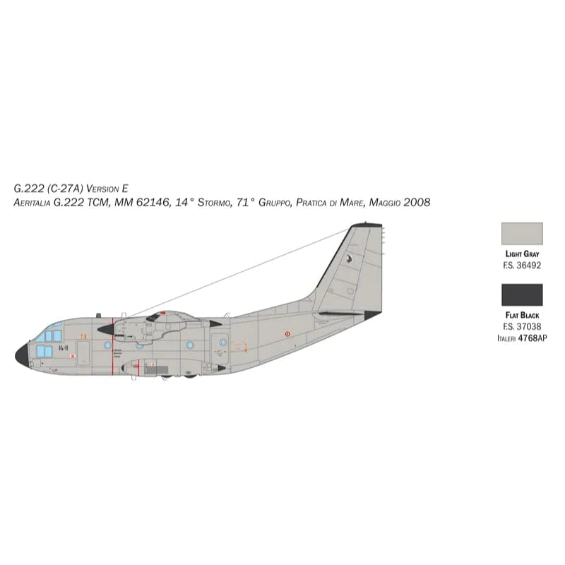 italeri-1450s-c-27j-spartan-flugzeug-1-72-bausatz image 8