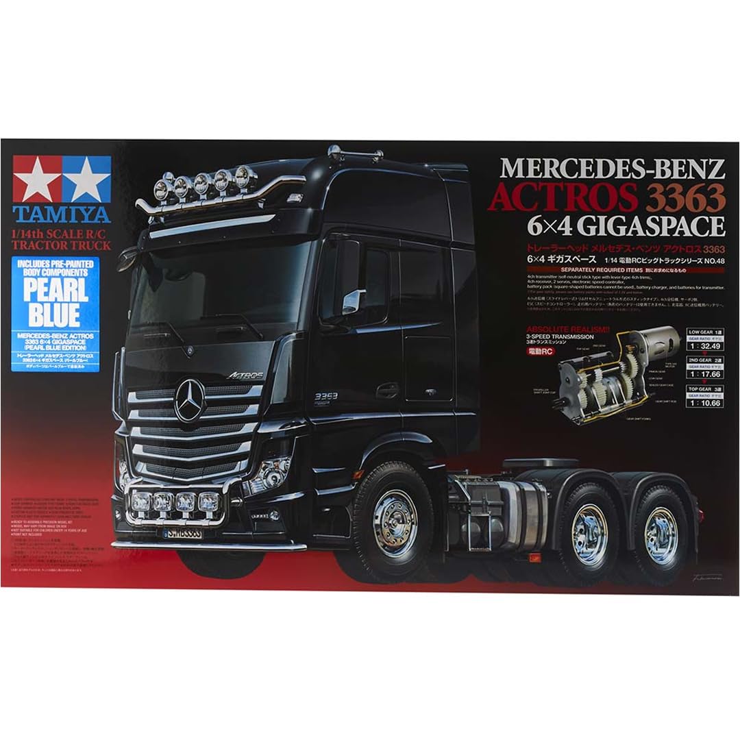 tamiya-actros-3363-56354-rc-truck-1-14-pearl-blue image 2