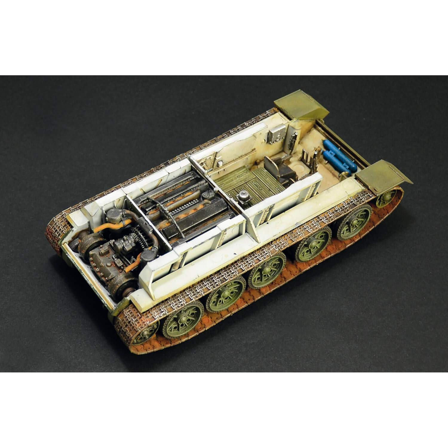 italeri-military-vehicles-6545s-t-34-85-panzermodell-1-35-klebebausatz image 2