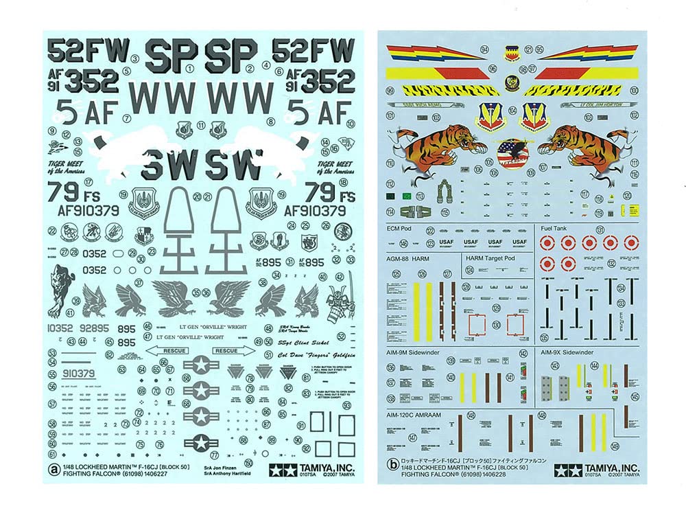 tamiya-61098-f-16cj-fighting-falcon-modellbausatz-1-48 image 7