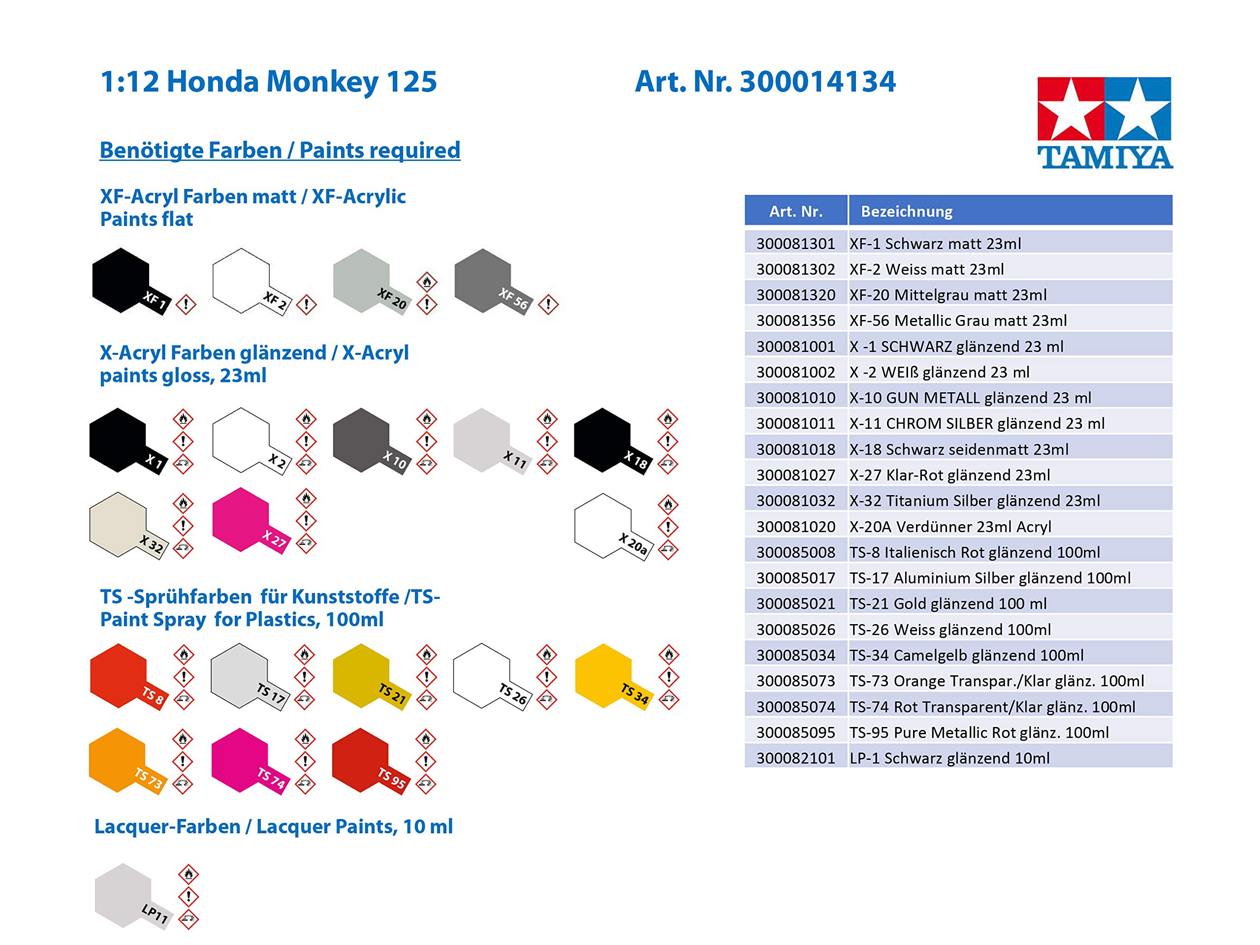 tamiya-14134-honda-monkey-125-modellbausatz-grau image 4