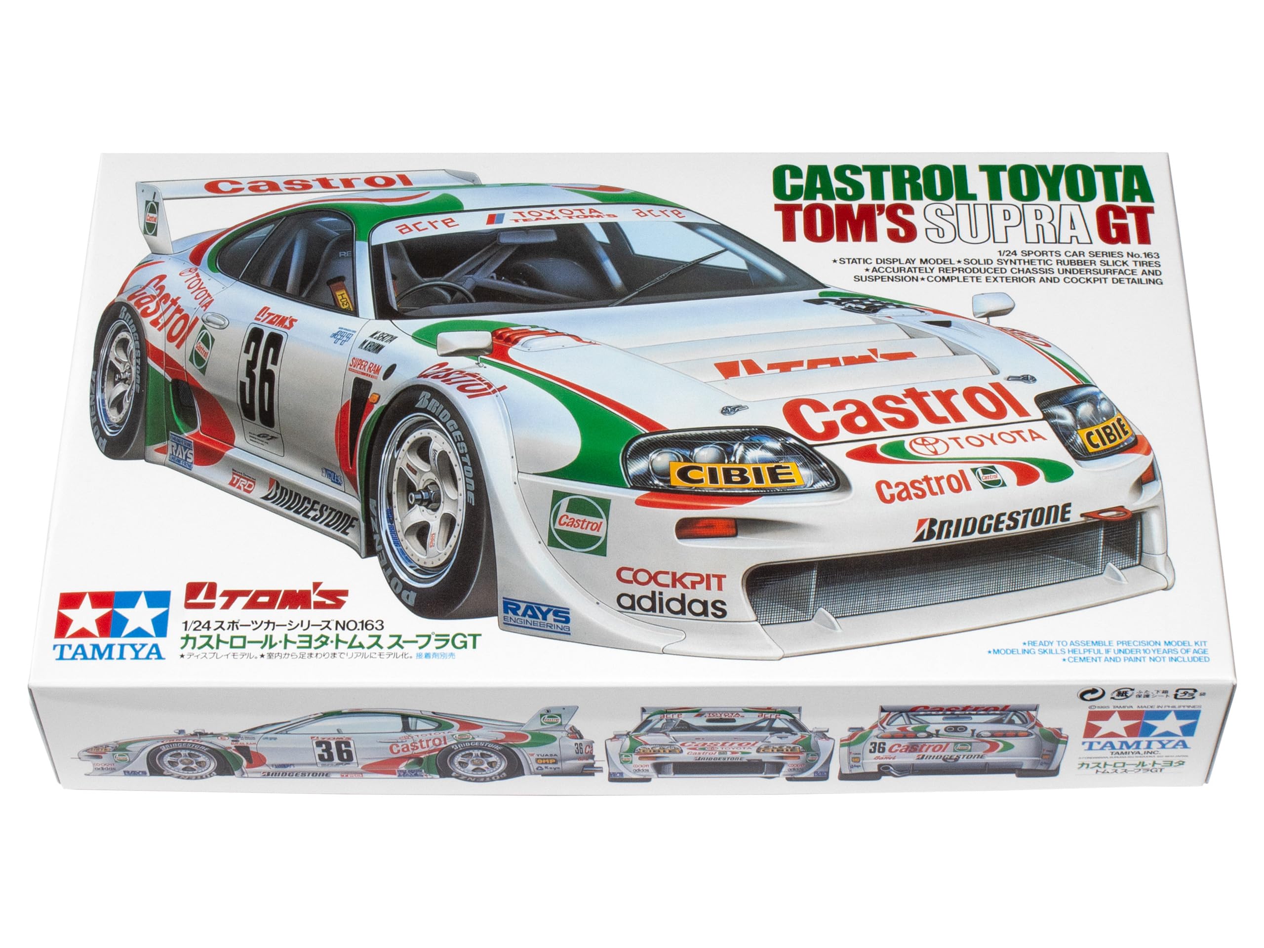 tamiya-24163-castrol-toyota-tom-s-supra-gt-modellbausatz-1-24 image 8