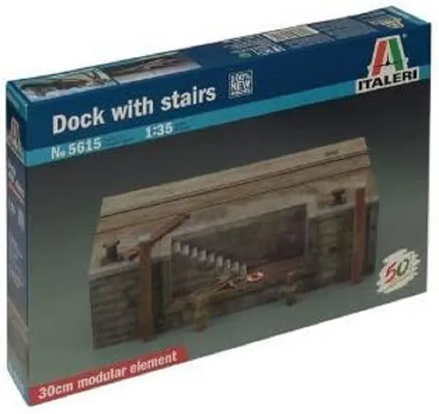 italeri-diorama-5615-dock-mit-treppe-1-35-zubeh-r image 1