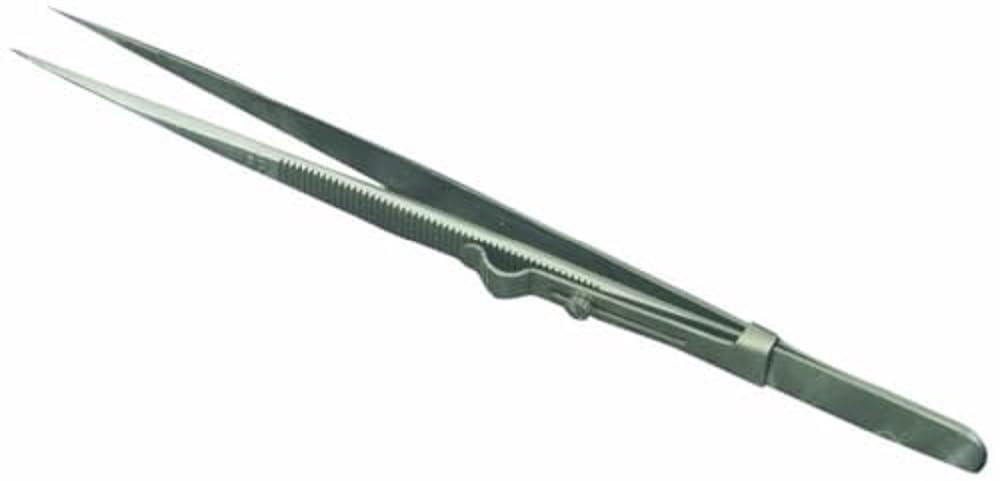 italeri-pinzette-spitz-mit-arretierung-160-mm-modellbauwerkzeug image 1