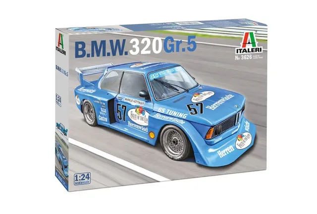 italeri-3626s-bmw-320-gr-5-auto-modellbausatz-1-24 image 1