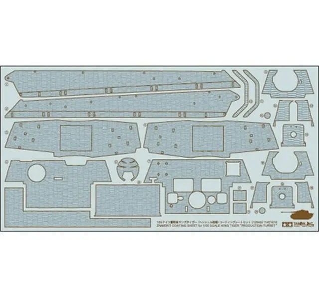 tamiya-zimmerit-bogen-k-nigstiger-henschel-1-35-braun-zubeh-r image 1