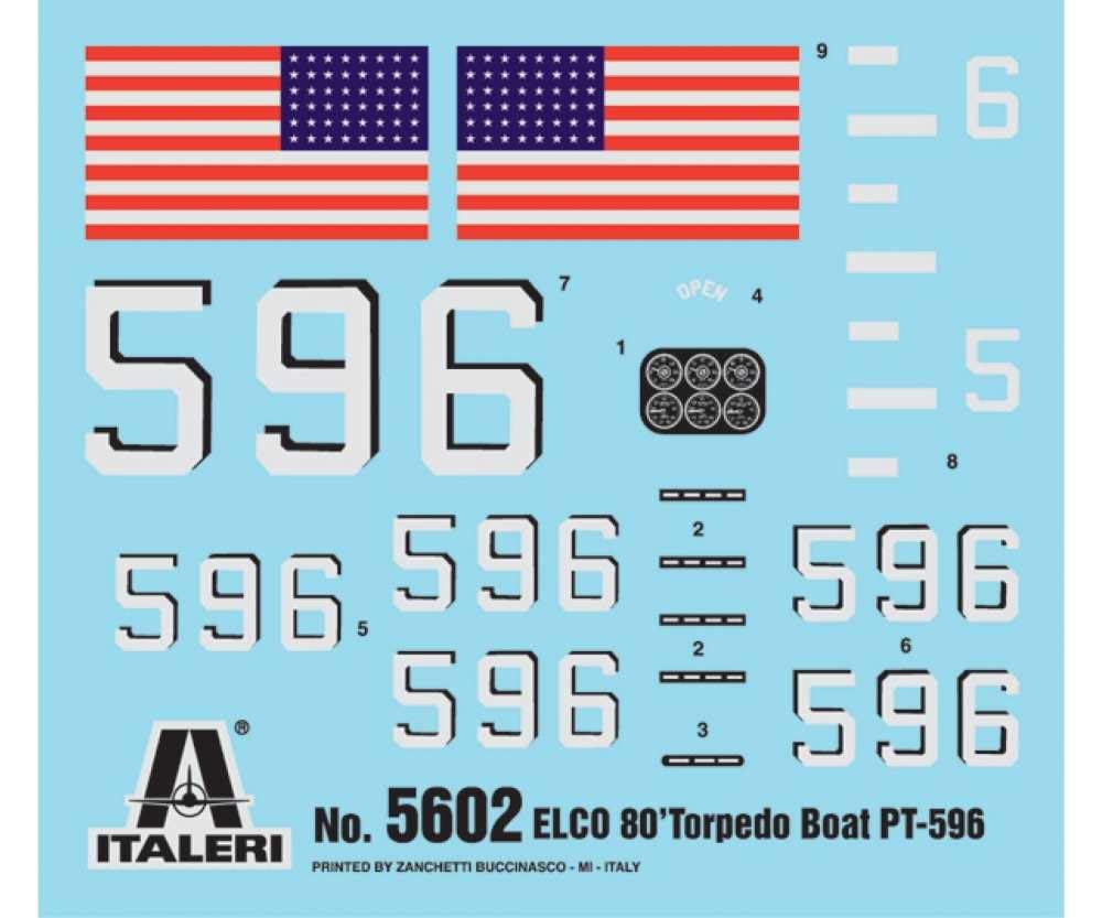 italeri-ships-elco-80-torpedo-boat-modellbausatz-1-35-prm-edition image 6
