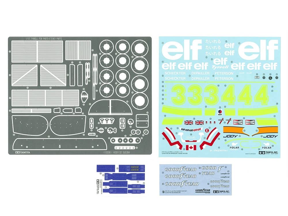 tamiya-tyrrell-p34-six-wheeler-12036-rennwagen-bausatz-1-12-mit-tzteile image 7