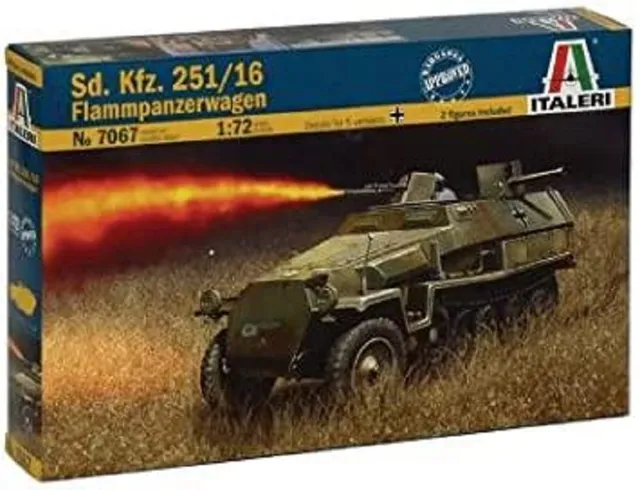 italeri-7067-sd-kfz-251-16-flammpanzerwagen-1-72-bausatz image 1