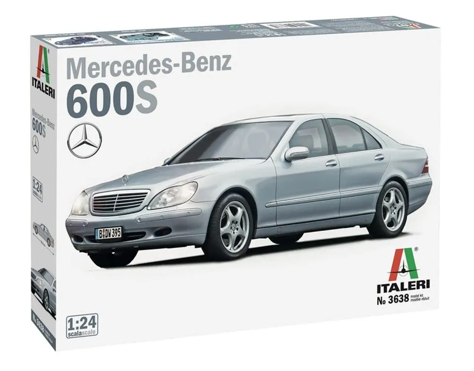 italeri-mercedes-benz-600s-1-24-auto-modellbausatz image 1