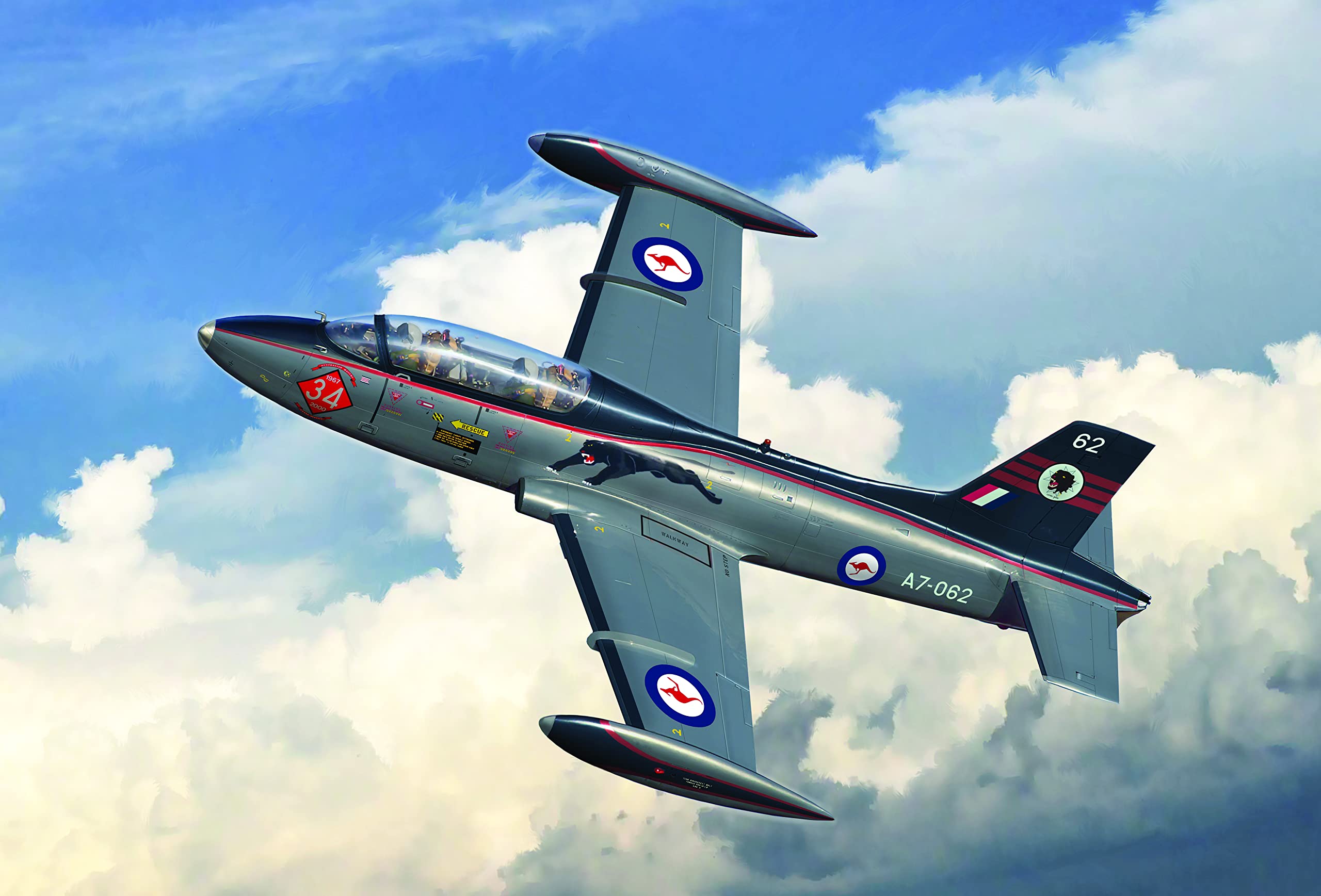 italeri-aircraft-aermacchi-mb-326-2814s-flugzeugbausatz-1-48-4-versionen image 2