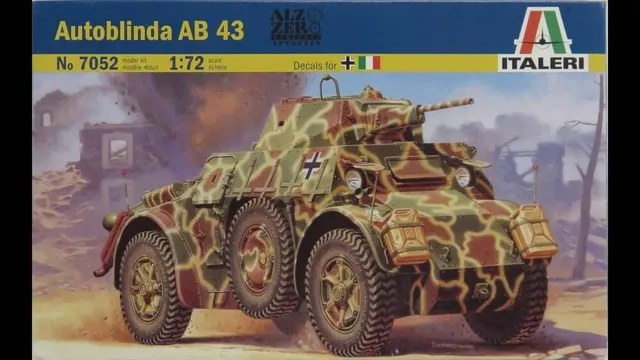 italeri-7052s-autoblinda-ab-43-milit-rmodell-1-72 image 1