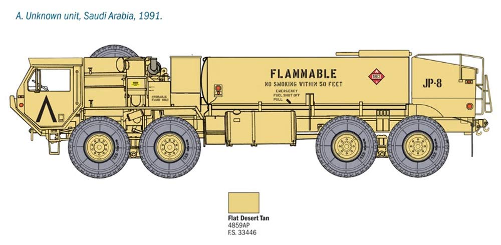 italeri-6554-us-m978-fuel-truck-modellbausatz-1-35-29-7-cm image 4