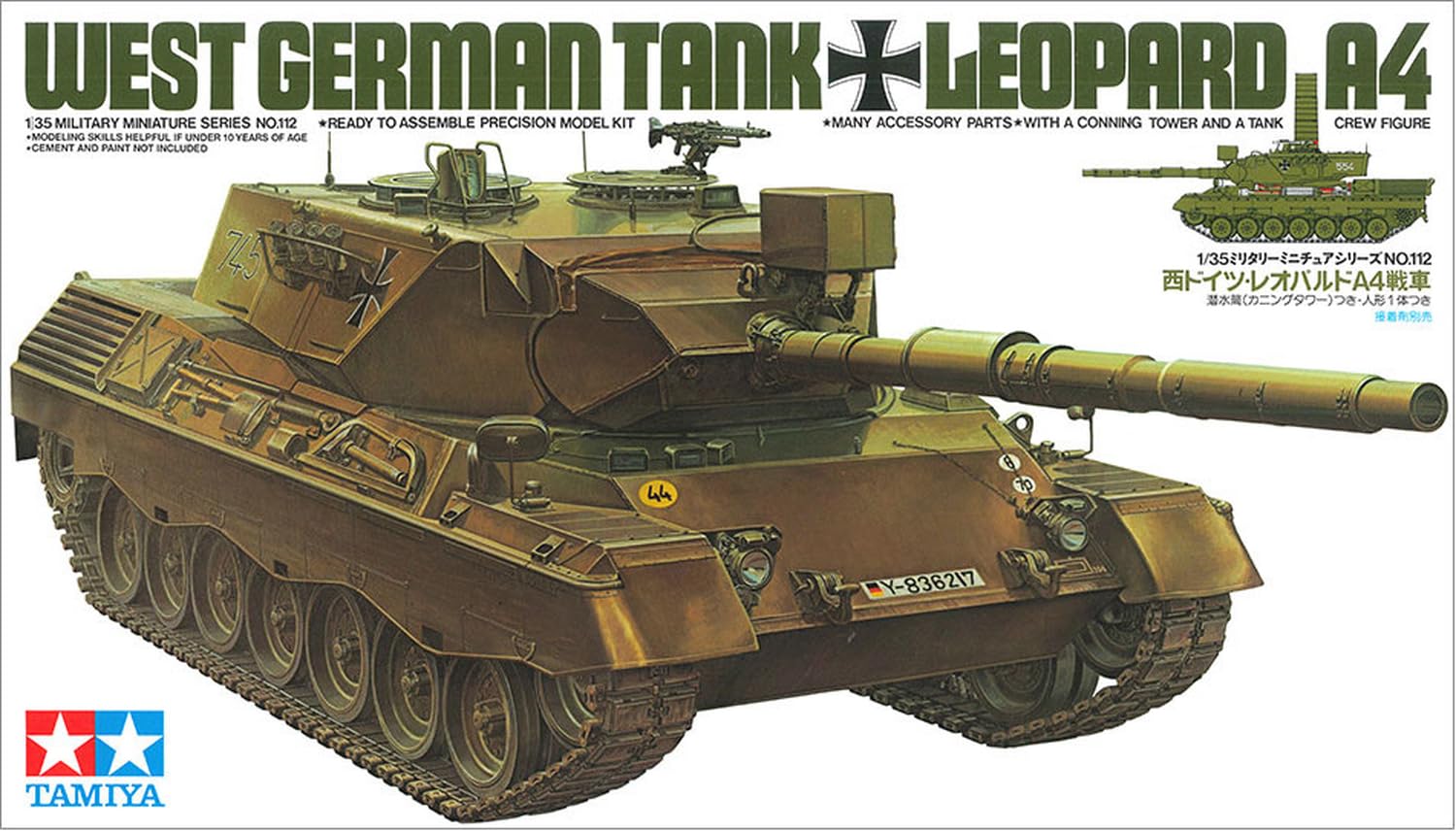 tamiya-leopard-1a4-panzer-modellbausatz-1-35-mit-figur image 3