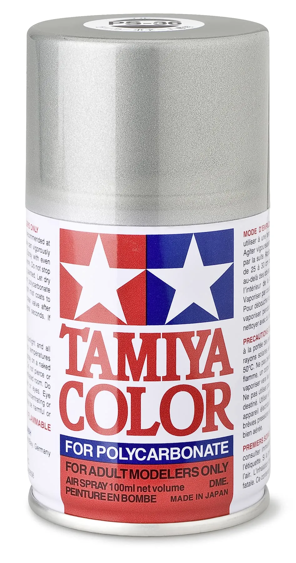 tamiya-ps-36-translucent-silber-spr-hfarbe-100ml-polycarbonat image 1